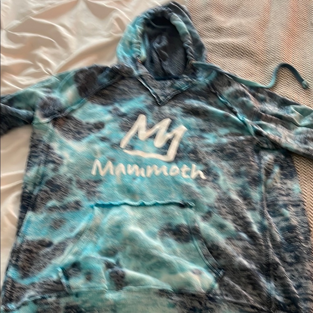 Blue Tie-Dye Hoodie